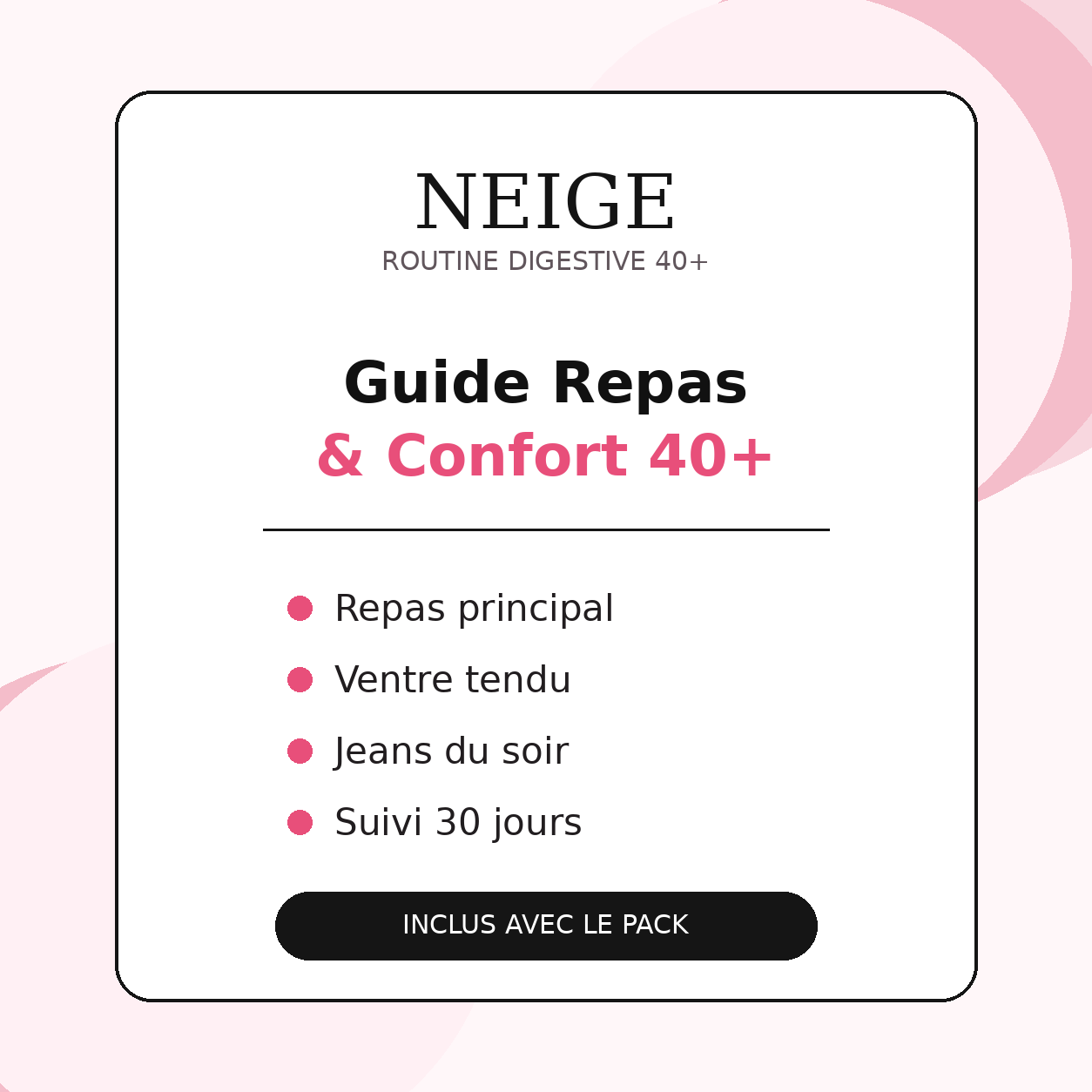 Guide Repas et Confort 40+